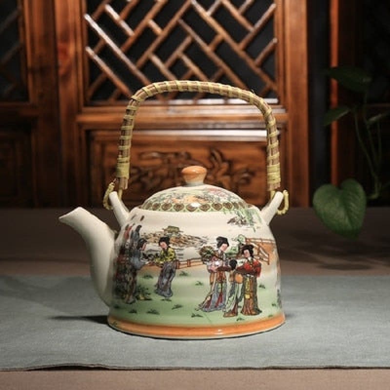 Chinesische teekanne porzellan tradition 900ml