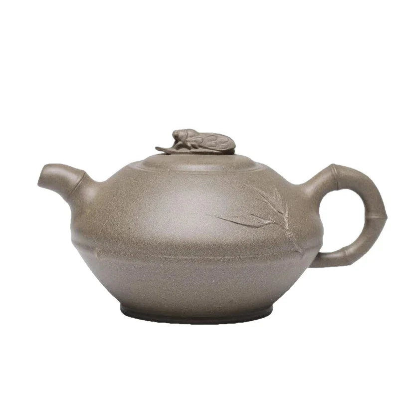Chinesische teekanne ton - deckel heuschrecke 230ml