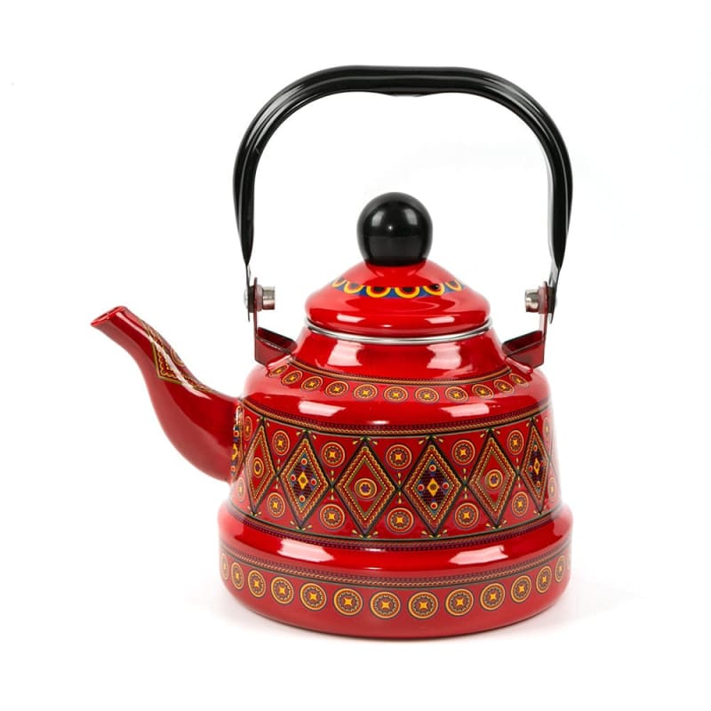 Teekanne porzellan rot 2.5l