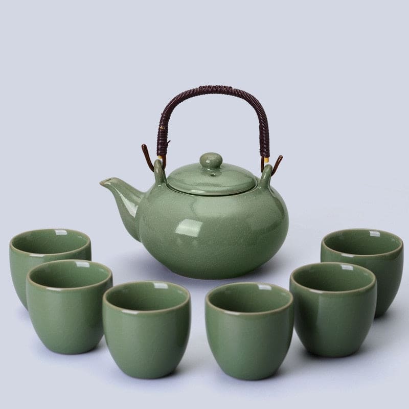 Teeservice Grün