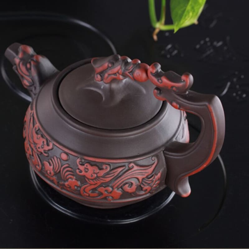 Chinesische teekanne keramik - traditionell 400ml