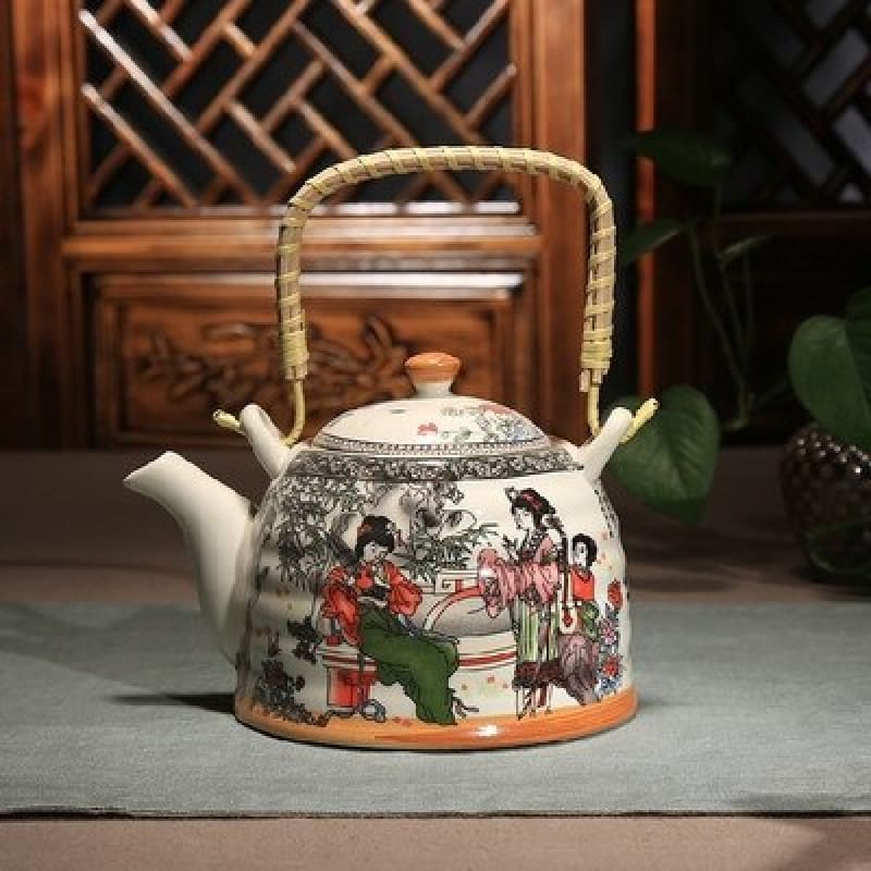 Chinesische teekanne porzellan 900ml zum sammeln