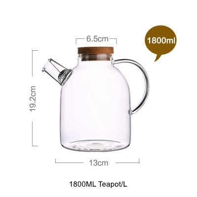 Glas Teekanne 1 8 Liter