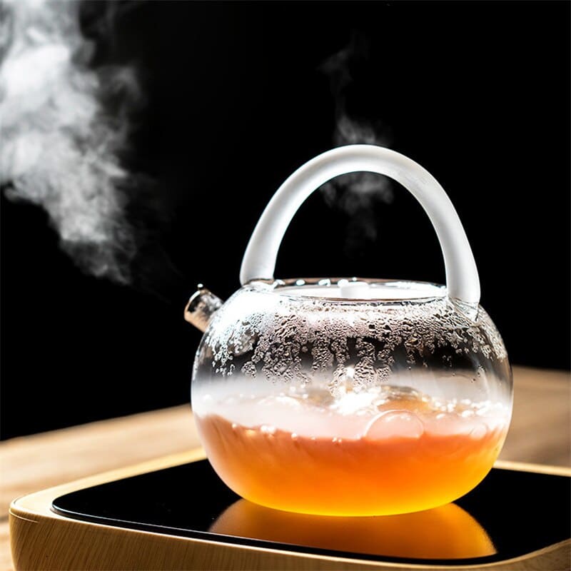 Japanische teekanne glas - nebel 800ml