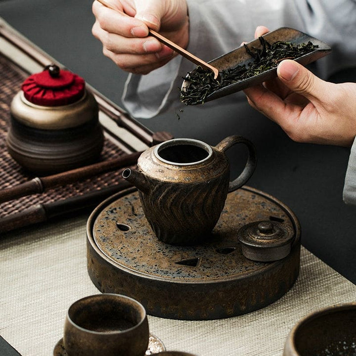 Japanische teekanne keramik - klassisch 240ml
