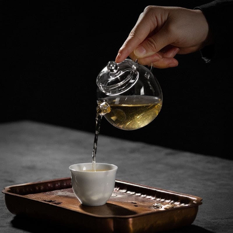 Kleine chinesische teekanne glas 120ml