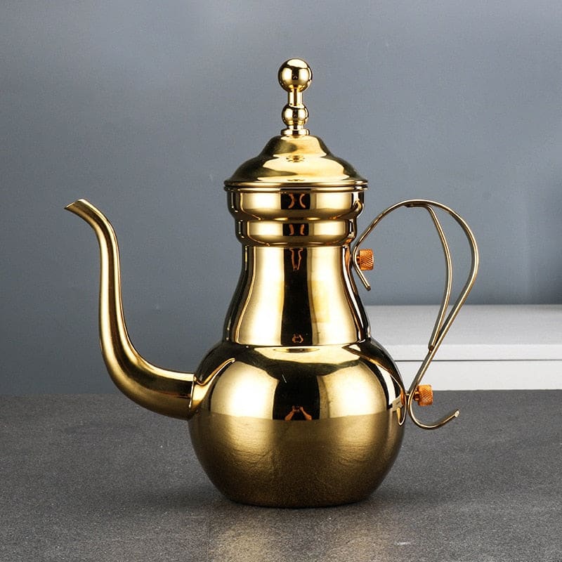 Marokkanische teekanne gold 1l/2l