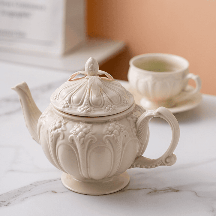 Prestigeträchtige englische teekanne keramik 900ml