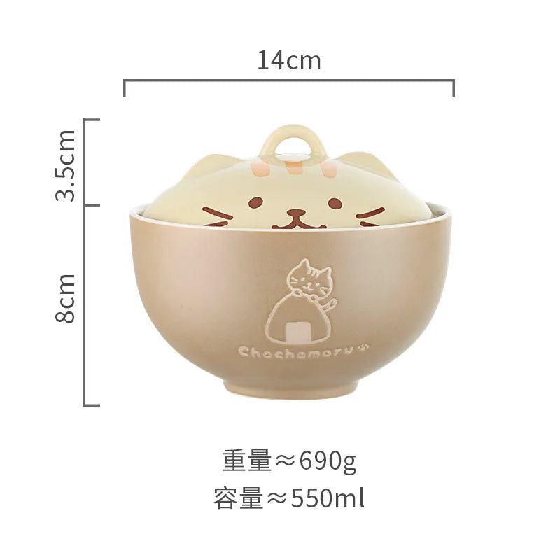 Ramen Schüssel Katze