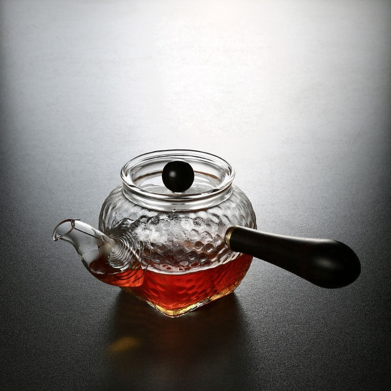 Teekanne antik glas