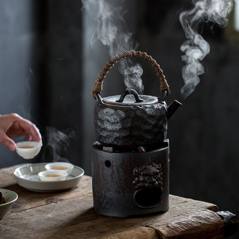 Teekanne Keramik Mit Stövchen 500ml