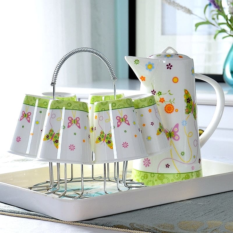 Teeservice Keramik 9pcs